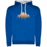 Royal blue / white