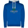 Royal blue / white