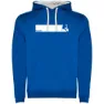 Royal blue / white