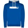 Royal blue / white