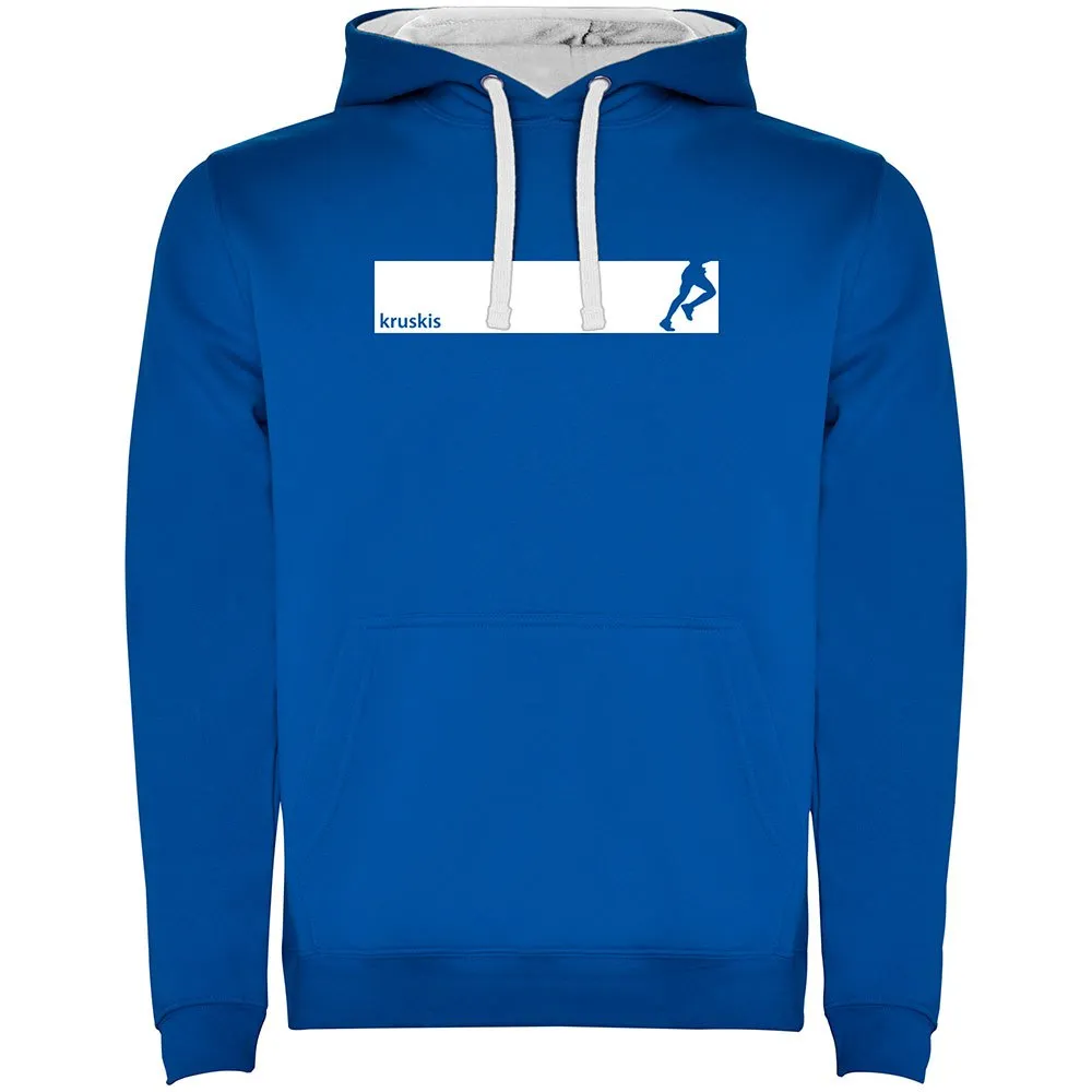 Kruskis Frame Run Two-colour Kapuzenpullover male Kruskis Frame Run Two-colour Kapuzenpullover male