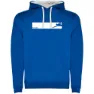 Royal blue / white