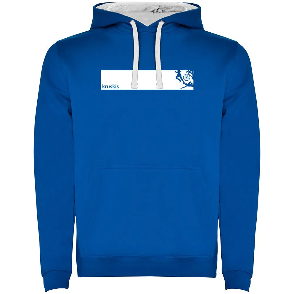 Kruskis Frame Triathlon Two-colour Kapuzenpullover male