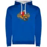 Royal blue / white