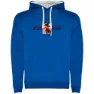 Royal blue / white