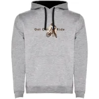 Kruskis Get Out And Ride Two-colour Kapuzenpullover
