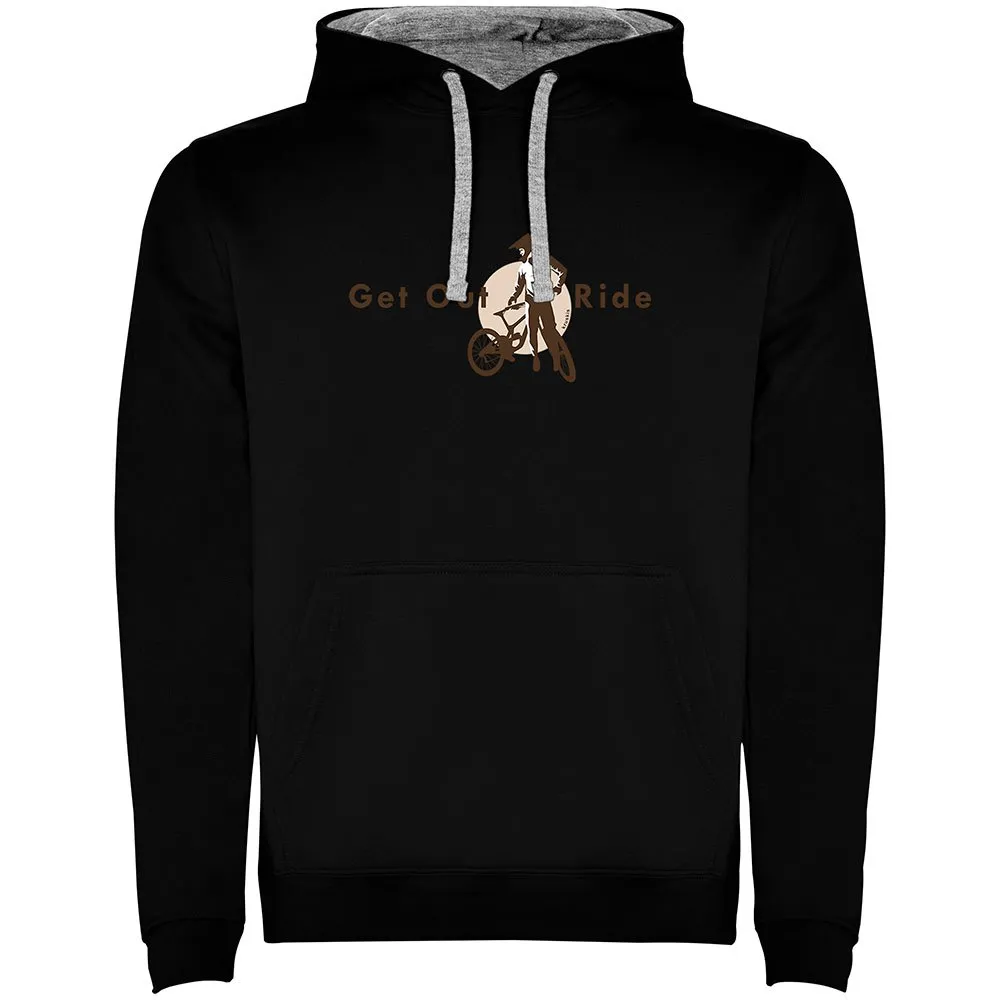 Kruskis Get Out And Ride Two-colour Kapuzenpullover