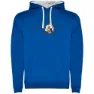Royal blue / white