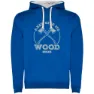 Royal blue / white