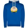 Royal blue / white