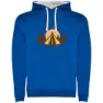 Royal blue / white