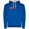 Royal blue / white