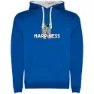 Royal blue / white