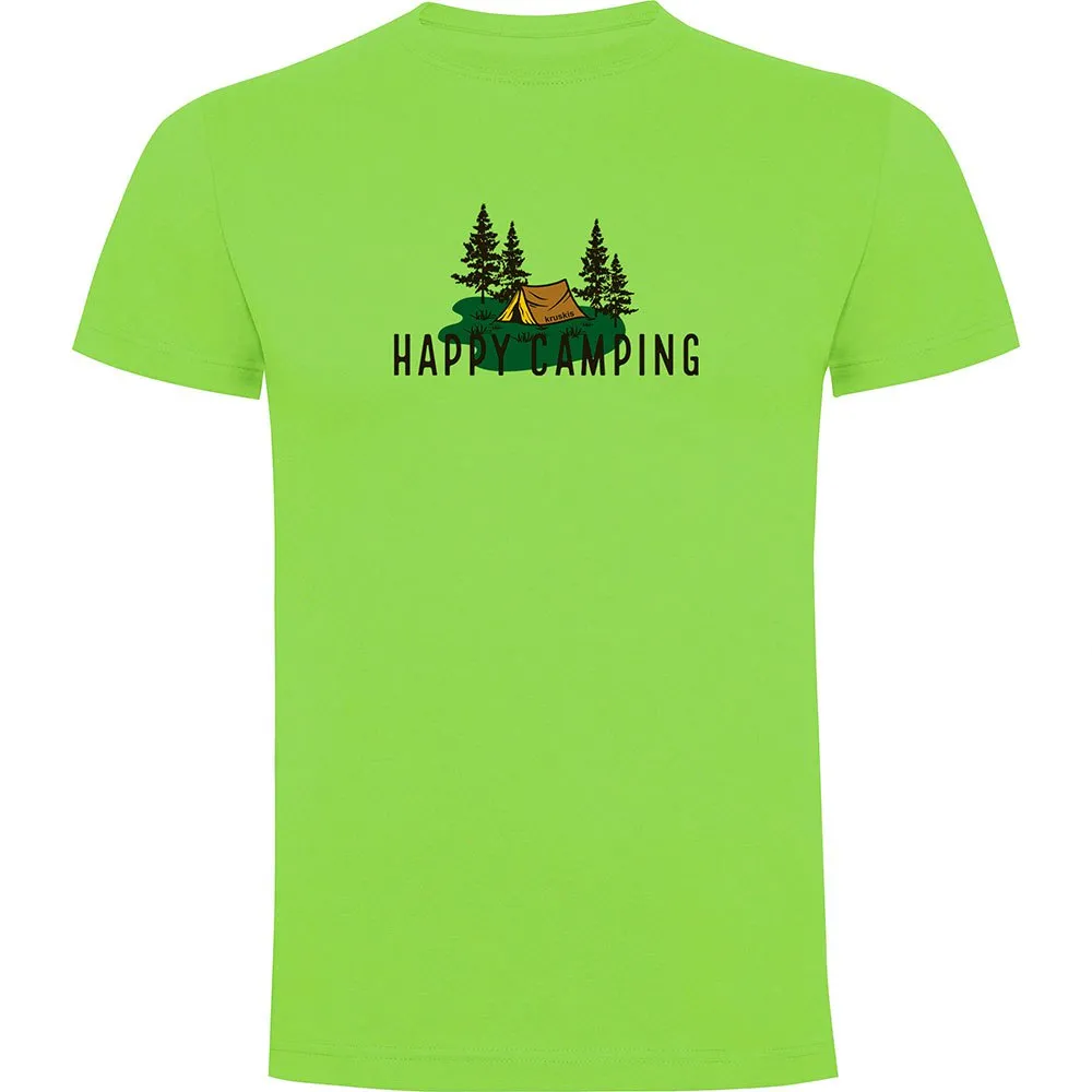 Kruskis Happy Camping Kurzarm-t-shirt Kruskis Happy Camping Kurzarm-t-shirt