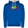 Royal blue / white