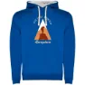 Royal blue / white