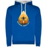 Royal blue / white
