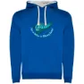 Royal blue / white