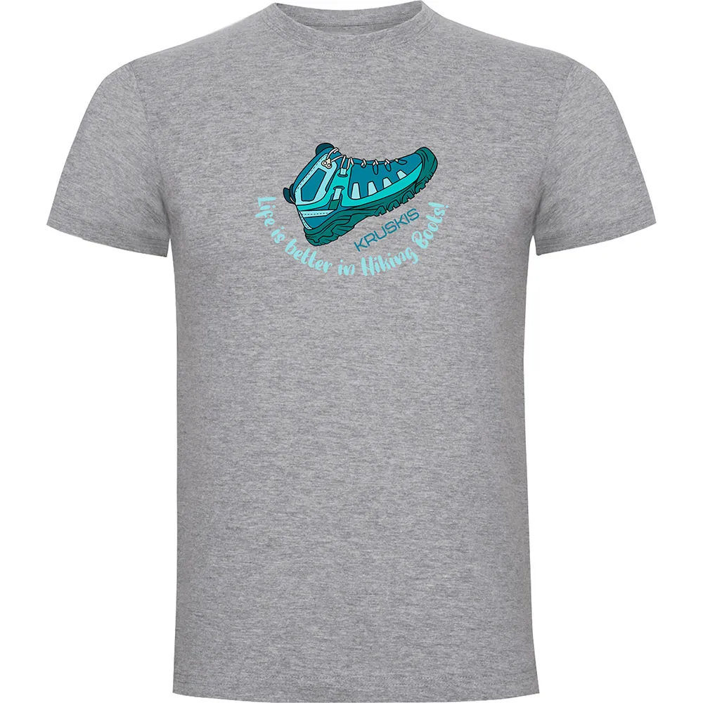 Kruskis Hiking Boots Kurzarm-t-shirt Kruskis Hiking Boots Kurzarm-t-shirt