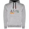 Heather grey / black