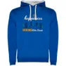 Royal blue / white