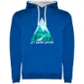 Royal blue / white