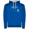 Royal blue / white