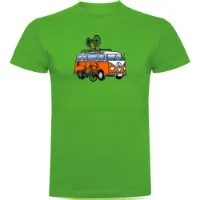 Kruskis Hippie Van Bike Kurzarm-t-shirt Kruskis Hippie Van Bike Kurzarm-t-shirt