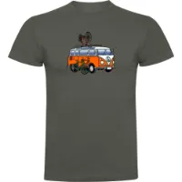 Kruskis Hippie Van Bike Kurzarm-t-shirt Kruskis Hippie Van Bike Kurzarm-t-shirt