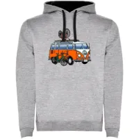 Kruskis Hippie Van Bike Two-colour Kapuzenpullover Kruskis Hippie Van Bike Two-colour Kapuzenpullover