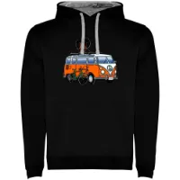 Kruskis Hippie Van Bike Two-colour Kapuzenpullover