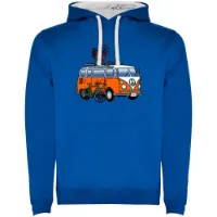 Kruskis Hippie Van Bike Two-colour Kapuzenpullover Kruskis Hippie Van Bike Two-colour Kapuzenpullover