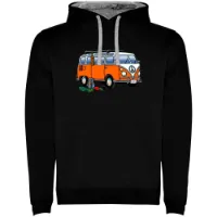 Kruskis Hippie Van Climbing Two-colour Kapuzenpullover Kruskis Hippie Van Climbing Two-colour Kapuzenpullover