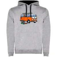 Kruskis Hippie Van Climbing Two-colour Kapuzenpullover Kruskis Hippie Van Climbing Two-colour Kapuzenpullover