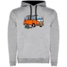 Heather grey / black
