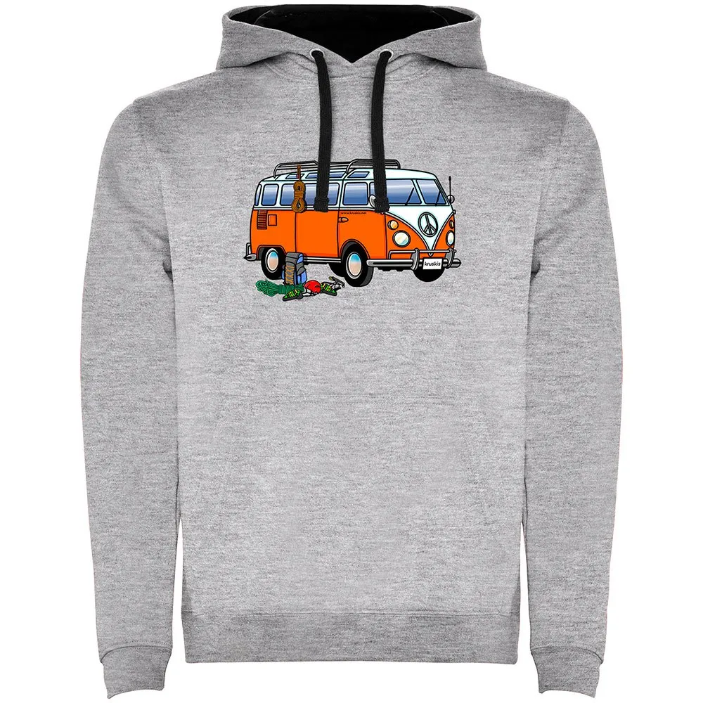 Kruskis Hippie Van Climbing Two-colour Kapuzenpullover