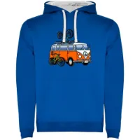 Kruskis Hippie Van Mtb Two-colour Kapuzenpullover