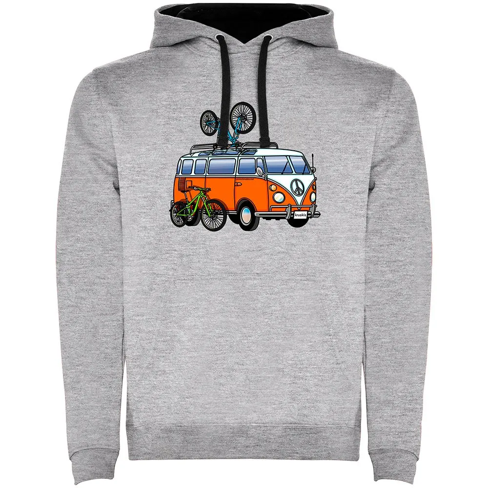 Kruskis Hippie Van Mtb Two-colour Kapuzenpullover