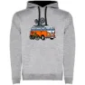 Heather grey / black