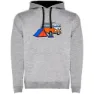 Heather grey / black