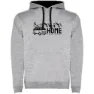 Heather grey / black