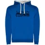 Royal blue / white