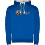 Royal blue / white