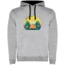 Heather grey / black