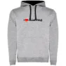 Heather grey / black