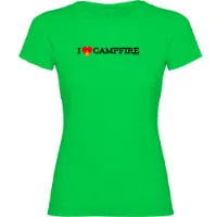 Kruskis I Love Campfire Kurzarm-t-shirt Kruskis I Love Campfire Kurzarm-t-shirt