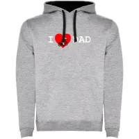 Kruskis I Love Dad Two-colour Kapuzenpullover
