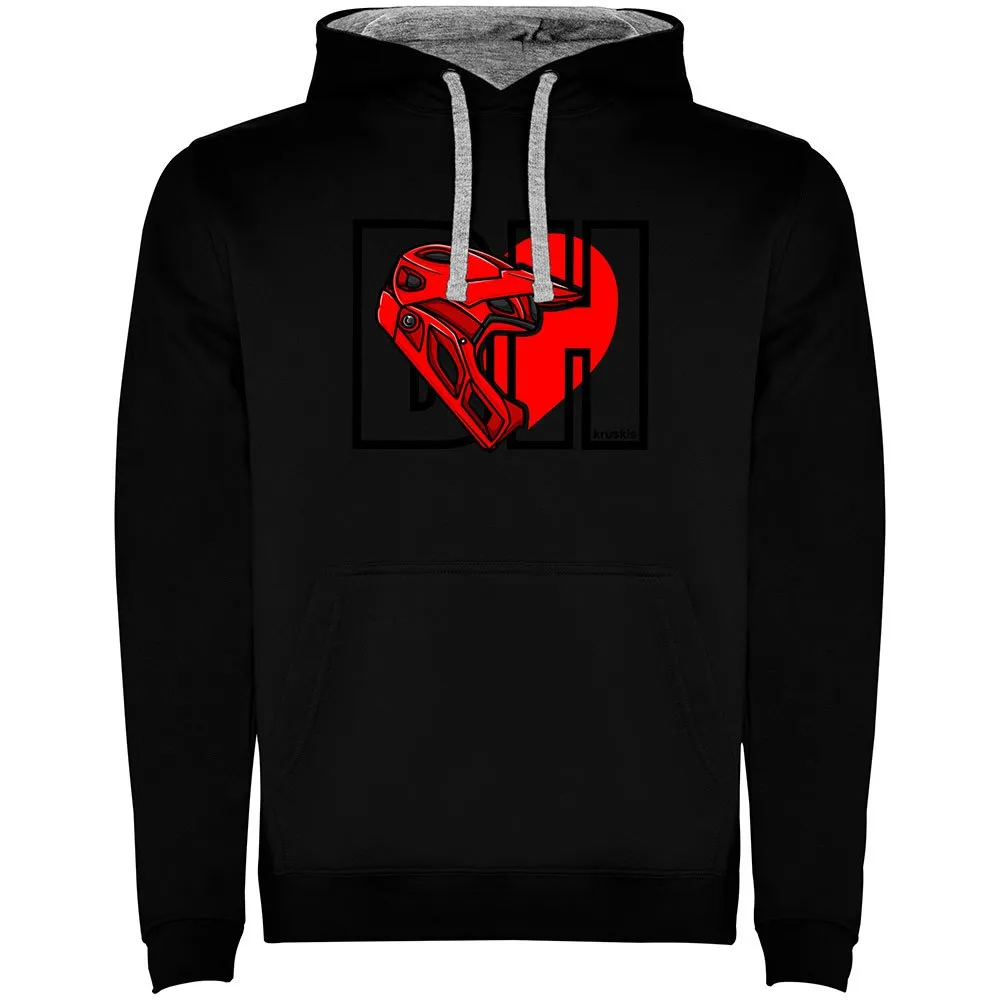Kruskis I Love Downhill Two-colour Kapuzenpullover