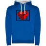 Royal blue / white