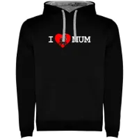 Kruskis I Love Mum Two-colour Kapuzenpullover Kruskis I Love Mum Two-colour Kapuzenpullover